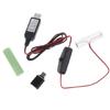 AA 3V Battery Eliminator,USB Power Supply Replace 2pcs 1.5V Batteries,Battery Eliminate Cable for Clock Holiday Light