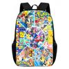 Cartoon Pikachu Backpacks Print Primary Software Backpacks for Boy and Girls Best Gifts Lightweight Cartoon School Bag for Kids