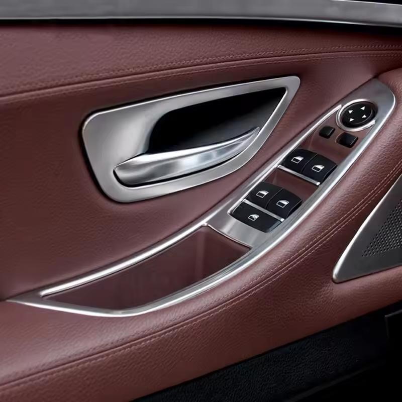For BMW 5 Series F10 F18 Interior Door Window Switch Button Cover Trim Car Styling Modified Door Button Trim Auto Accessories