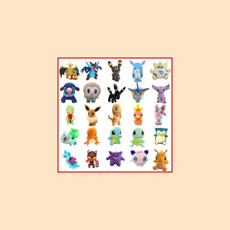 Pokemon Action Figure Gorgon Ibugeni Turtle Wonderful Frog Plush Toy Pikachu Doll Game Doll Christmas Gift Holiday Greetings Toy Sleep Gift