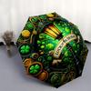 Luck of the Irish Stained Cute Lampshade - Green & Golden Decorative Lantern Shade Umbrella - Cute Umbrella with Cute Design,