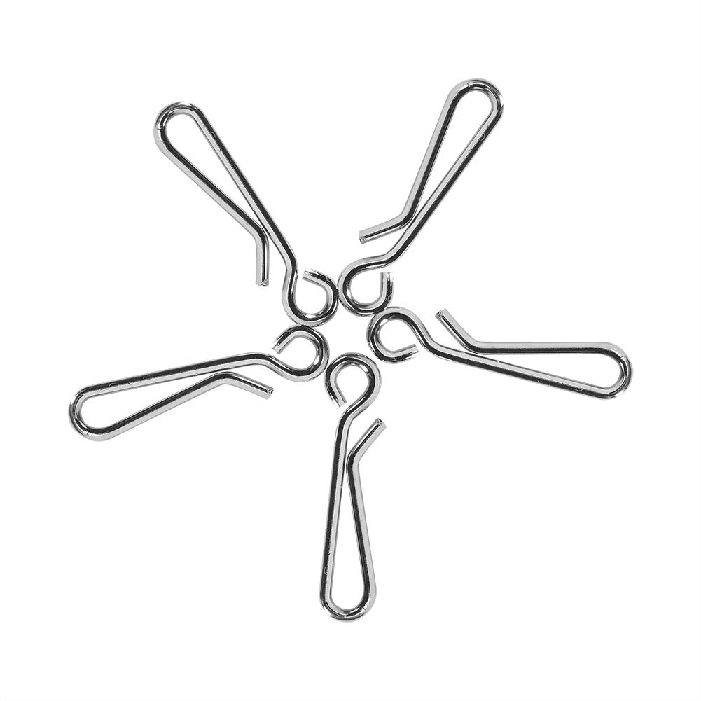 100x Quick Lock open Stainless Steel Fishing Swivels Connectors (3#100pcs)