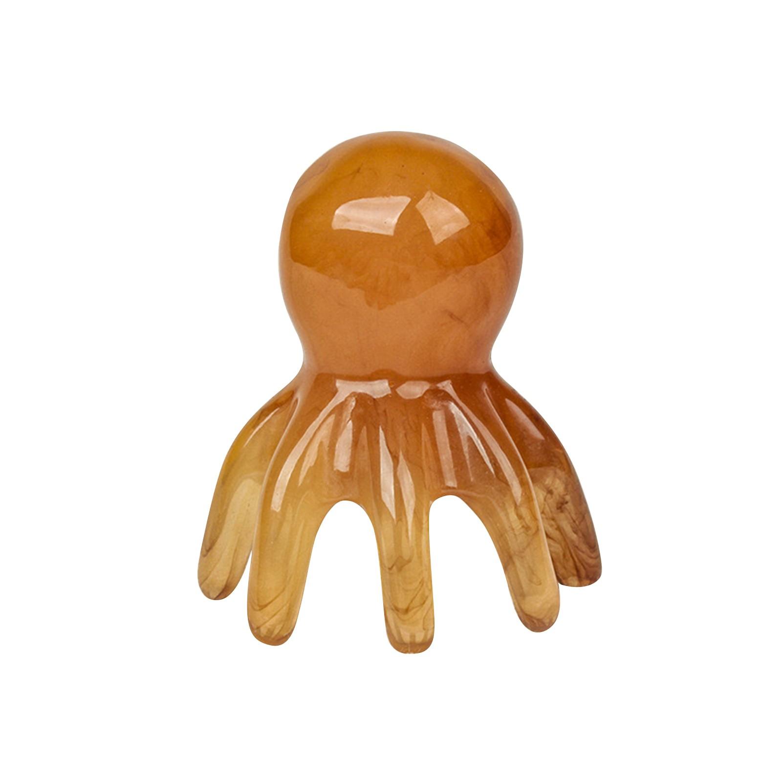 

Массажная расческа Octopuses, массажер для меридианов головы, акупунктурная расческа для головы, портативная массажная расческа Octopuses One Size