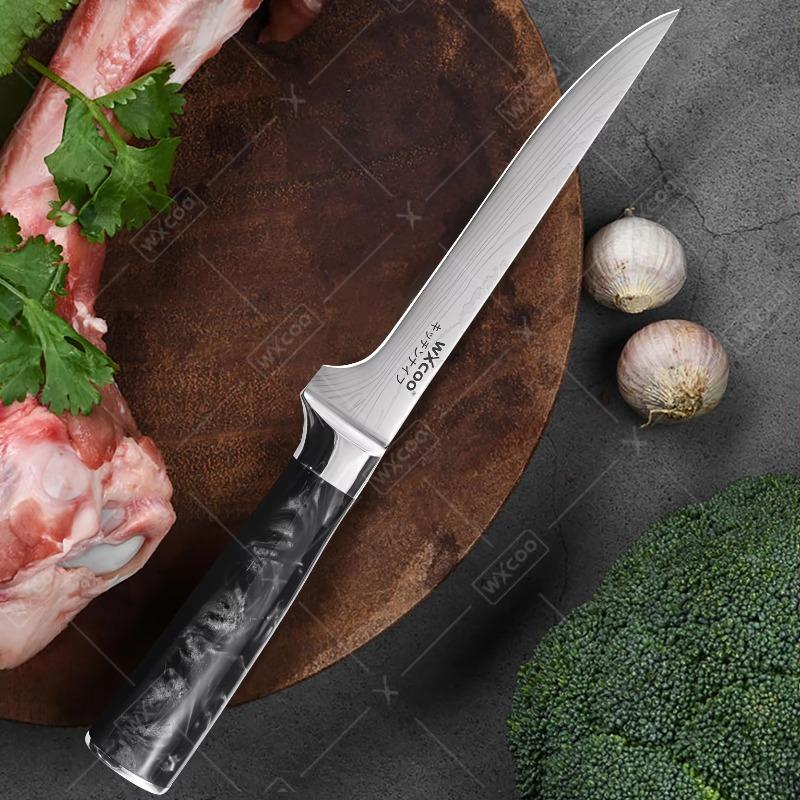 WXCOO Japanese Knife ProfessionalKitchen Knife Multifunction Cleaver 5CR15 Stainless Steel Kitchen Tools Professional Chef Knife Stainless Steel Blade