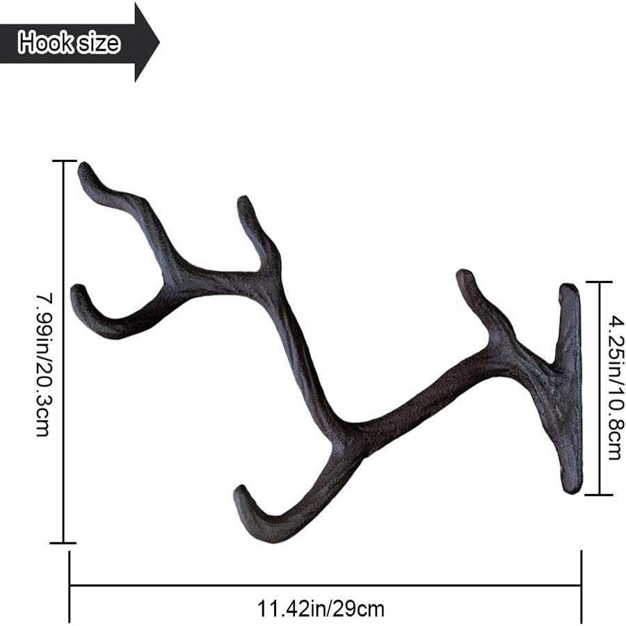 Wall Heavy Duty Home Storage Rack for Hanging Plants Pots Baskets Lanterns Wind Chimes Outdoor Indoor