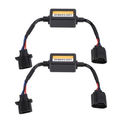 2 Stück Auto LED Scheinwerfer Canbus Decoder Anti-Flimmern Warnfehler Kabelbaum Widerstandssatz für H13
