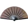 Foldable Shimmering Party Fan Decorative Wood Frame Handheld Fan For Festivals Celebration Stage Performances Parties