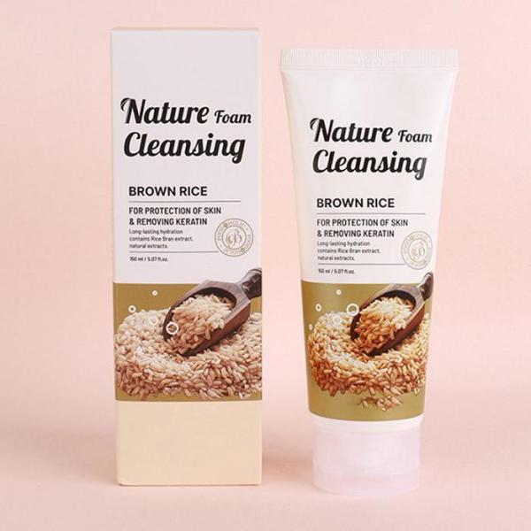 [OF4OLNR9] Rich-Foam Brown Rice Foam Cleansing for Pore Sebum Exfoliation (12113839)