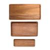Irregular Oval Wooden Serving Tray for Snacks Fruits and Dessert Presentation