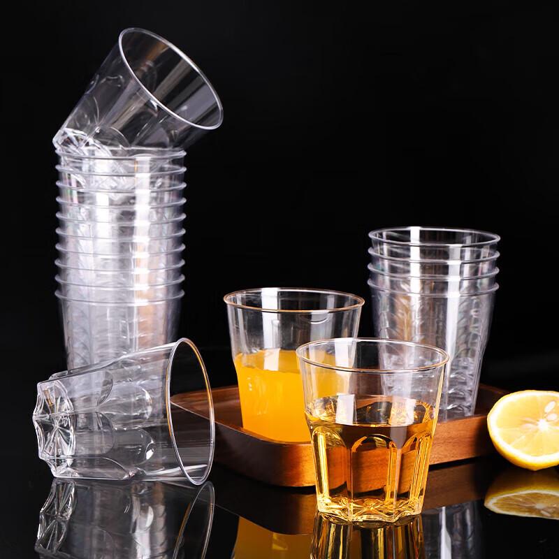 Jinwuyuan Diamant Schatten Einweg Hartplastik Weingläser