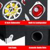 3 LED Lights Power Amplifier Car Stereo High Fidelity Car Audio Music Player Bluetooth Car Active Audio Subwoofer Speaker 8-inches