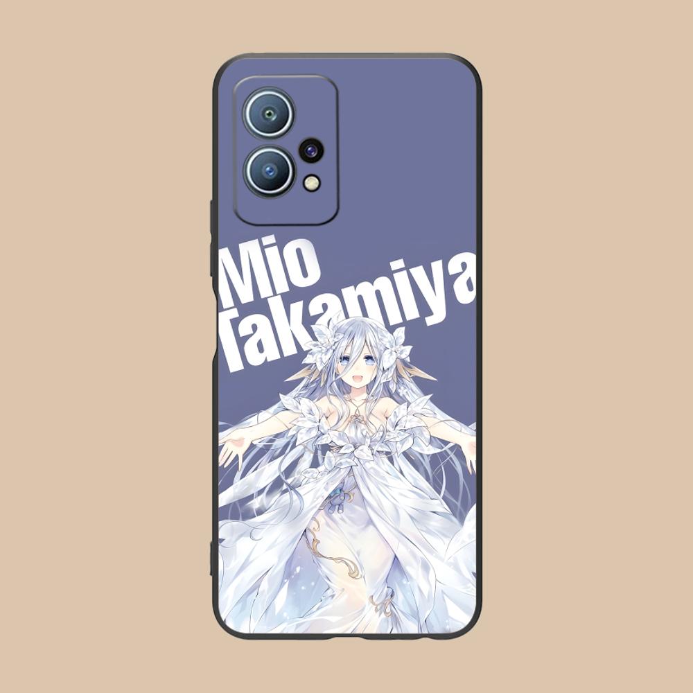 Date a Live Mio Takamiya Matte Mobile Phone Case for Huawei P60 P50 P40 P30 P20 P10 P9 P8 Pro Lite Plus Colorful Printing Cover