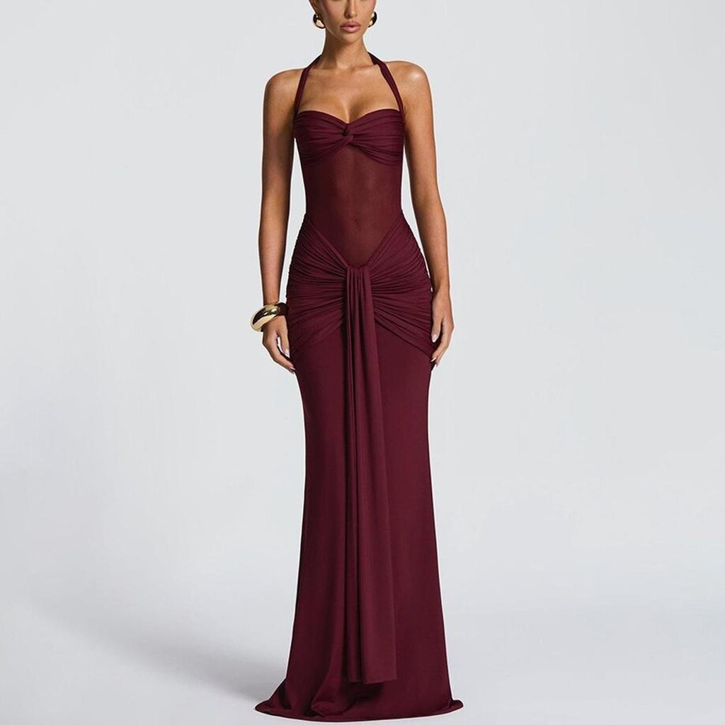 Elegantní Módní Sexy Bodycon Šaty Bez Zad Pro Ženy