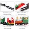 Weihnachts-Elektro-Zugset für Kinder Elektrische Eisenbahn Zugset Batteriebetrieben Santa Zug Party Zuhause Weihnachtsbaum