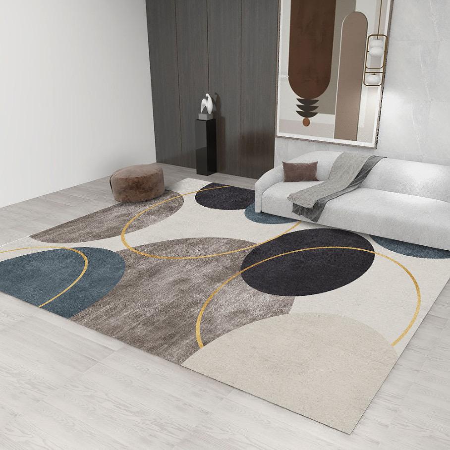 Deluxe Grey Carpet Living Room Decoration Home Bedroom Carpet Lounge Rug Entrance Door Mat Foot Area Rug Large Nordic Style