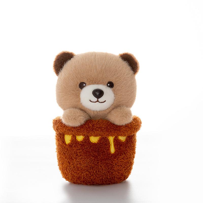 Panda Elephant Cute Fox Rabbit Cartoon Animal Plush Toy For Desktop Decoration