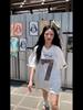 Magliette Sportive Oversize Y2k Hip Hop Grafica Numerica Maniche Corte Top Argentato Asciugatura Rapida Casual Maglietta da Basket