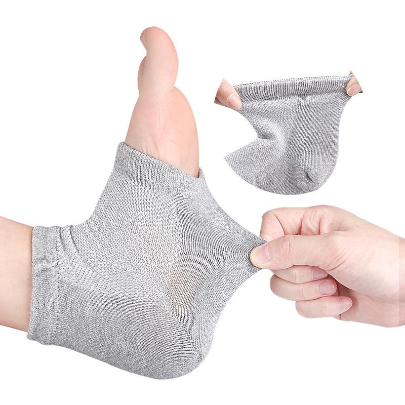 Breathable Gel Heel Protection Socks with Silicone Cups