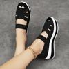 Ladies' Handmade Woven Shoes with Trendy Color Matching, Breathable and Casual Sports Shoes for Women