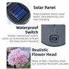 Realistic LED Hydrangea Lights Simulated Flower Decorative Lighting Solar Garden Light Solar Powered Landscape Decoration