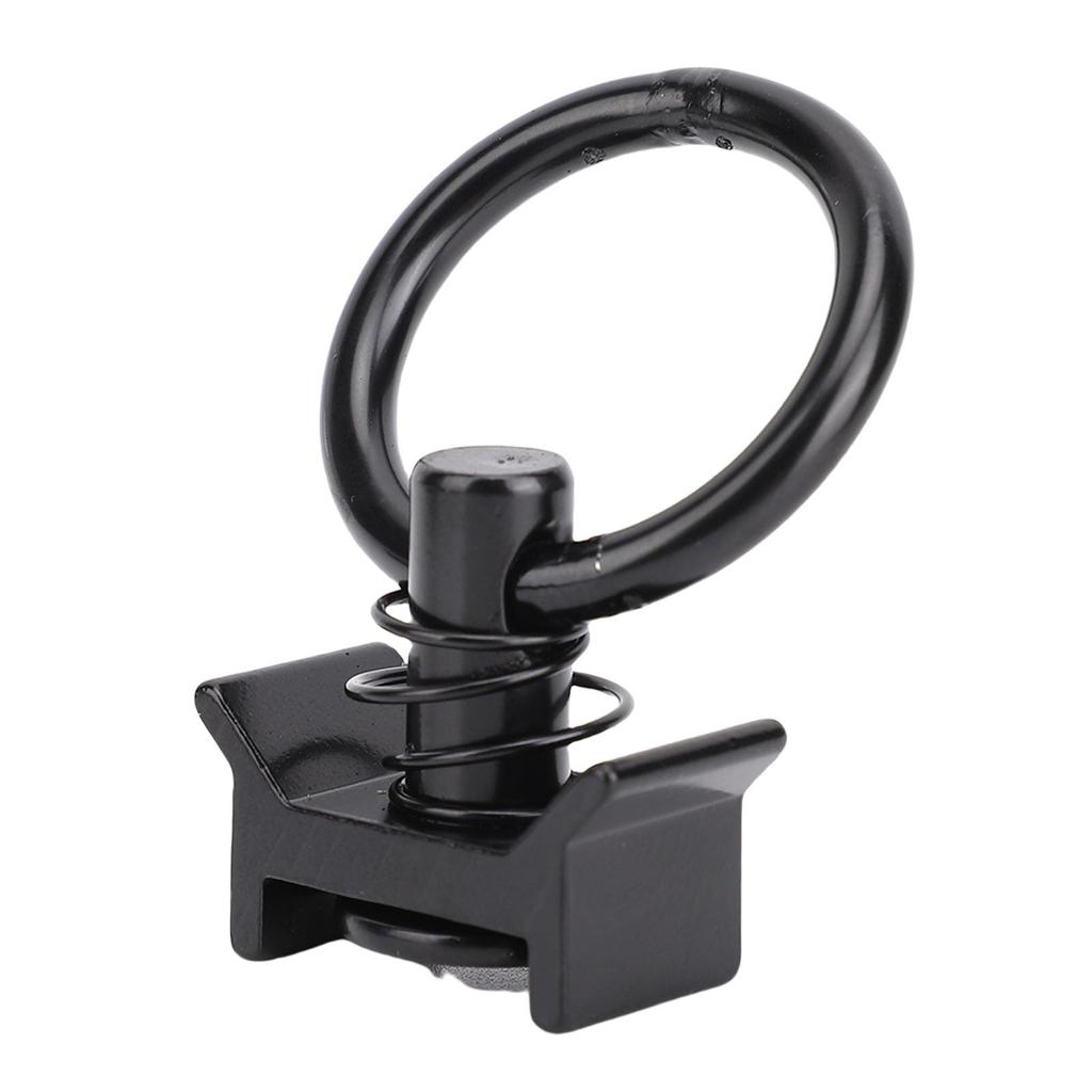 Jiawu 12 Pack Single Stud Fittings, L Track Tie Down O-Rings, 4000 Lbs Breaking