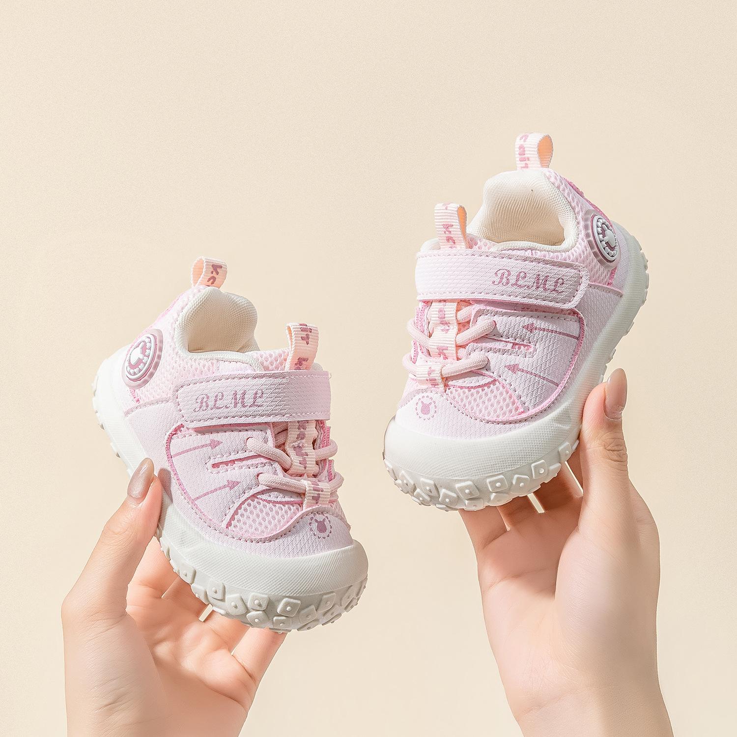 

Туфли для малышек, обувь для малышей, нескользящая обувь, спортивная обувь из мягкой сетки для мальчиков 17