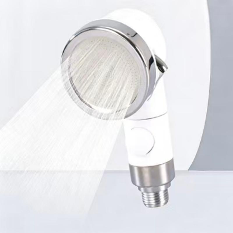Handheld Shower Head ABS Electroplated Light Luxury Adjustable Massage Rainfall Shampoo Spray High Pressure Handheld Shower Head