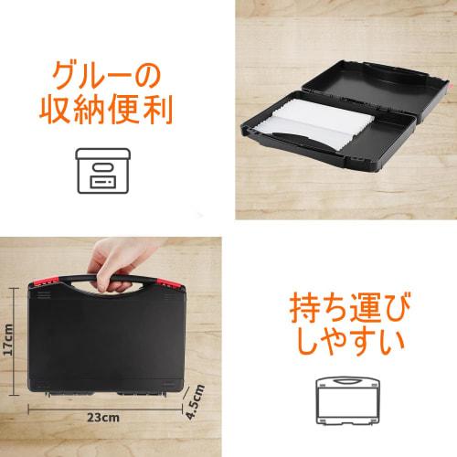 Anesty GG-02 Glue Gun, 90-Second Heat-Up Time, 50W, Stable High-Temperature Cutting, No Drip, Handy On/Off Control, Powerful Hobby Glue Gun, Compact,