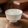 Creative Tall Bowl Household Retro Style Rice Bowl Ceramic Bowl Tableware Bowl Fruit Salad Bowl Round Small Bowl