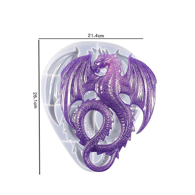 1 Piece 3D Dragon, Turtle, Gecko And Other Silicone Mold For Resin Casting, Diy Wall Hanging Decoration