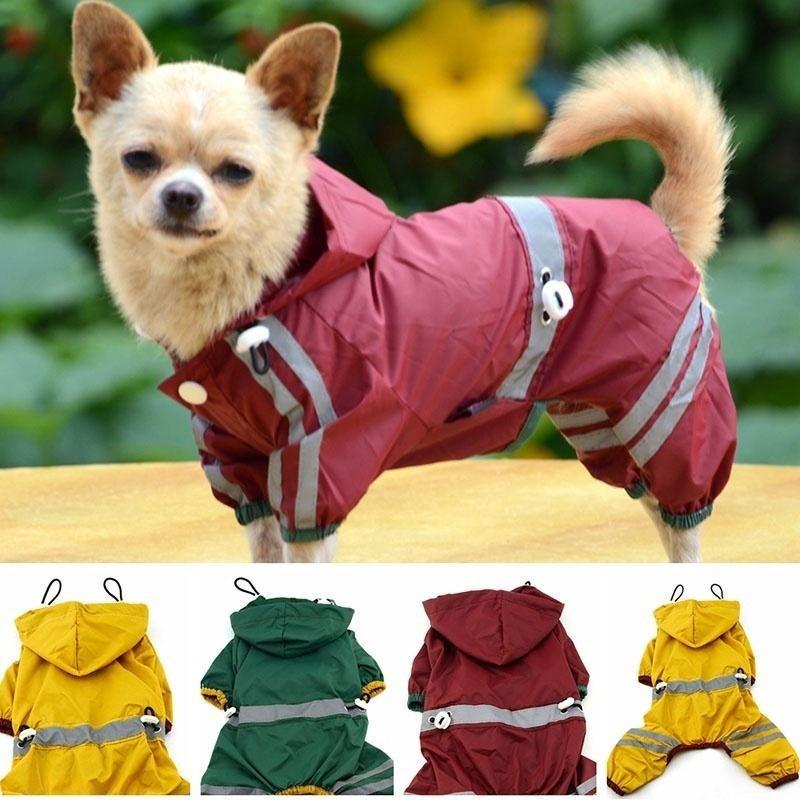 Coat Pet Rain For Small Puppy Dogs Jacket Cute Casual Waterproof Dog Clothes