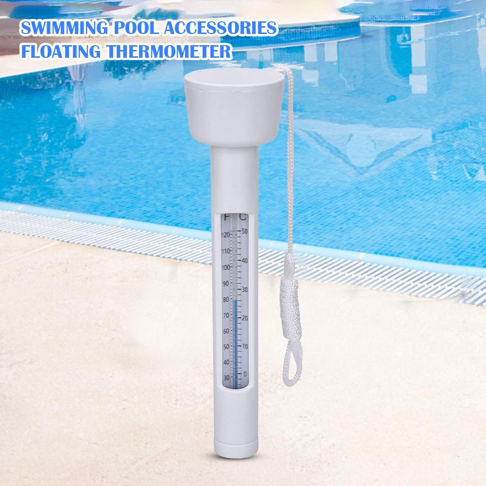 Floating Pool Thermometer Water Temperature Thermometers with String, for Outdoor & Indoor Swimming Pools, Spas, Hot Tubs