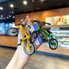 Creative Mini Bike Keychain Exquisite Mountain Bike Key Chain Couple Bag Pendant Gift