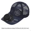 Hat with Solar-Powered Fan for Hiking and Cycling