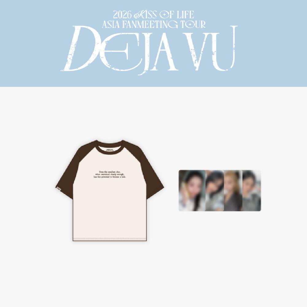 Pre-order 2026 KISS OF LIFE ASIA Fanmeeting Tour DEJA VU in SEOUL T-shirt