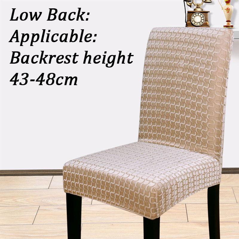 Spisebord Stoltrekk Stolpute Enkel Pute Krakktrekk Elastisk Husholdnings Spisestuestoltrekk Stoff