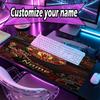 Custom Name Personalized Manchester United Pattern Mousepad, Laptop PC Desk Mat, Decorative Desk Mat for Home Keyboard Pad Gift