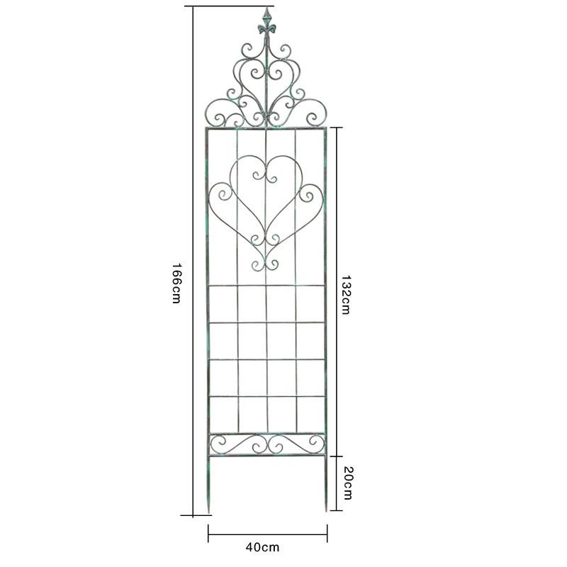 

Ретро Железная Напольная Подставка для Вьющихся Растений и Цветов Large