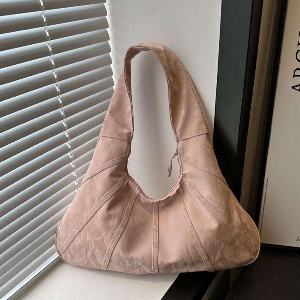Large Capacity Underarm Bag Shoulder Bag Crescent Bag Portable Vintage Hobo Bag Girls