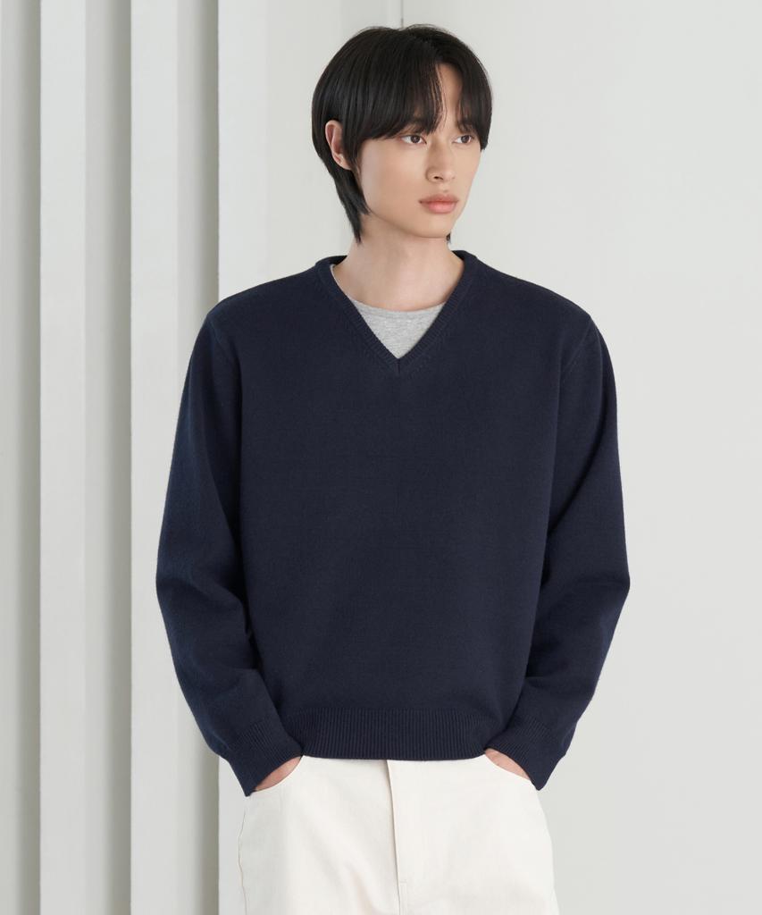 HYOJI 26 Fw Washable Soft Touch V-Neck Crop Knit (5 Colors)