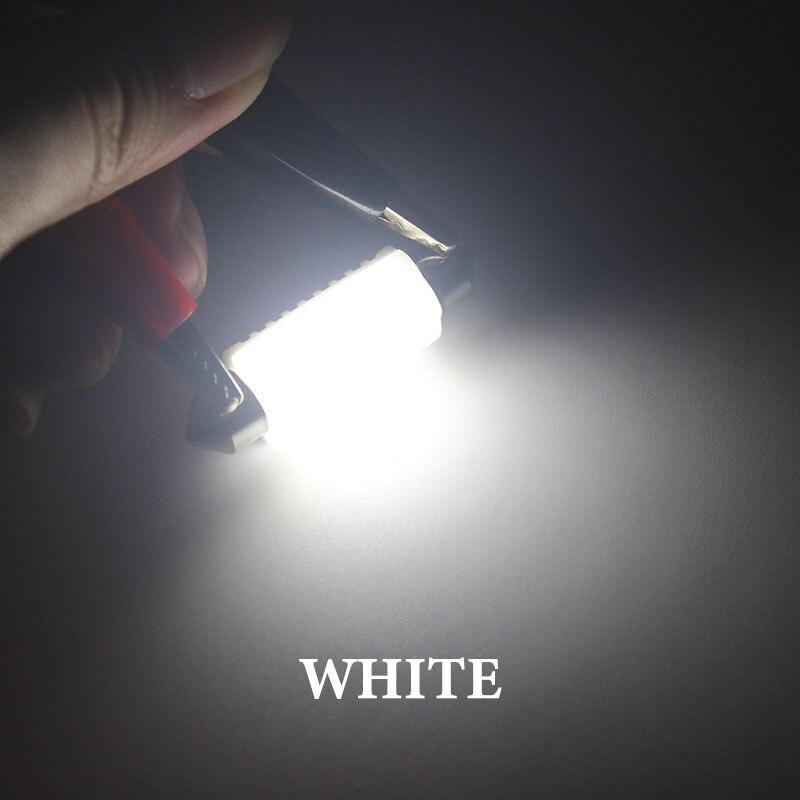 

10x C5W 12v светодиодная гирлянда светодиодная лампа C10W Canbus 31MM 36MM39MM41MM интерьерный светильник для чтения белый 36mm белый