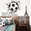 Wallpaper Soccer Wall Sticker Room Decorations PVC Poster Children Ornaments Kids Mural Living Room Stickers Decals