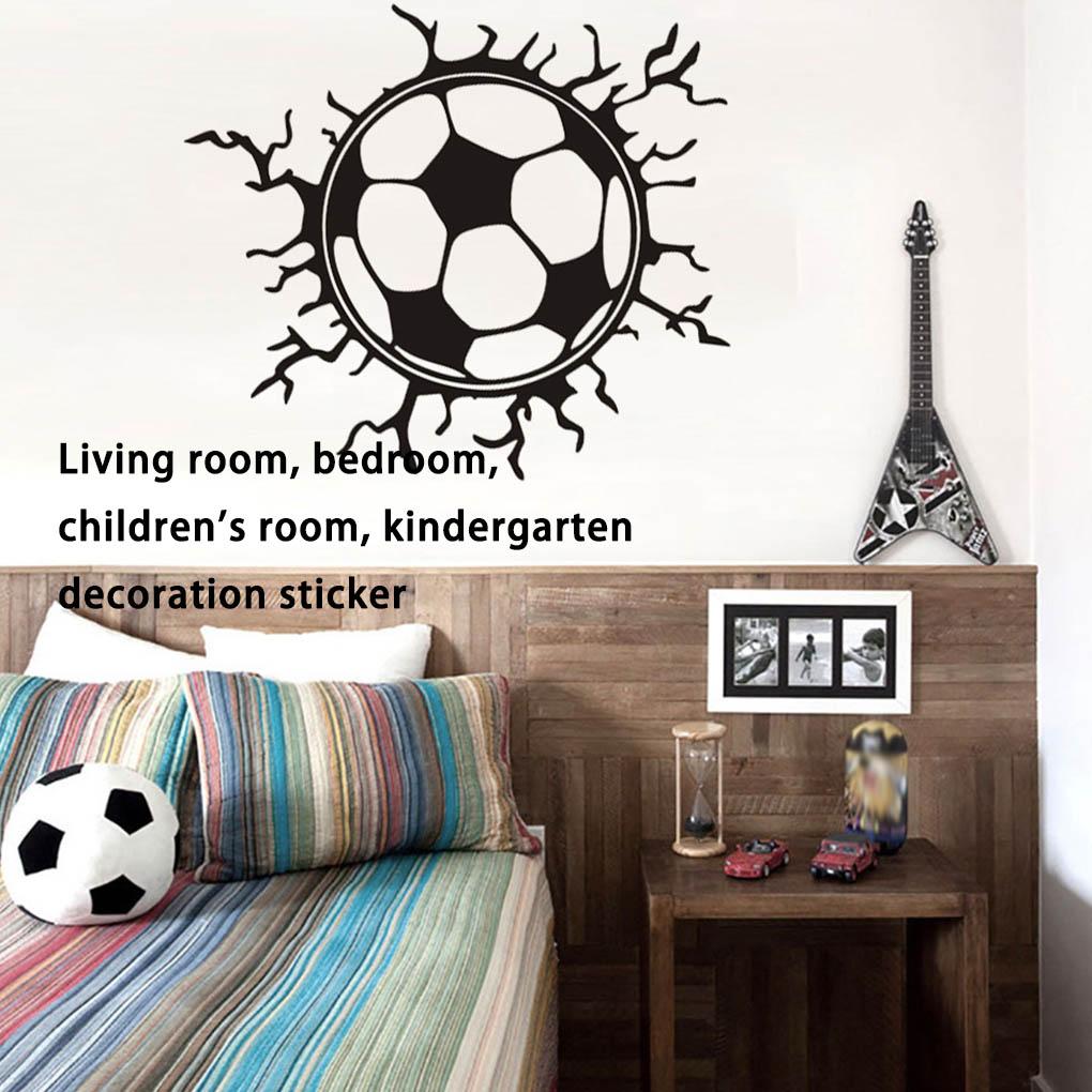Wallpaper Soccer Wall Sticker Room Decorations PVC Poster Children Ornaments Kids Mural Living Room Stickers Decals