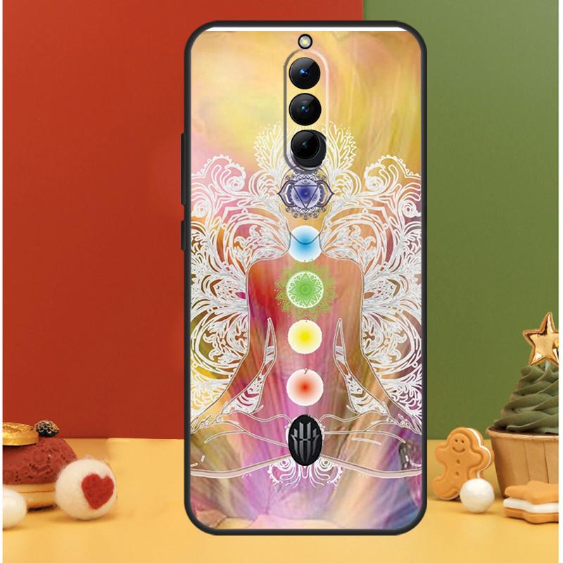 

Mandala Chakra Yoga Case For ZTE Red Magic 9 8 8S Pro Plus Nubia Red Magic 6S 7S 6 7 Pro 6R 5S 5G Phone Cover RedMagic 8S Pro Plus