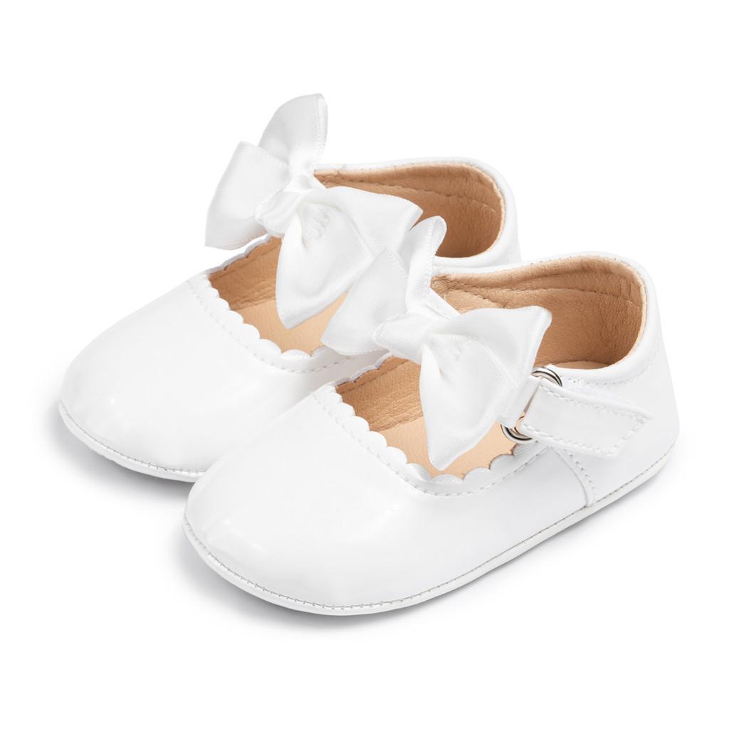 Princess Baby Shoes For Girls With Magic Tape And Bow Decor For Newborns 11cm