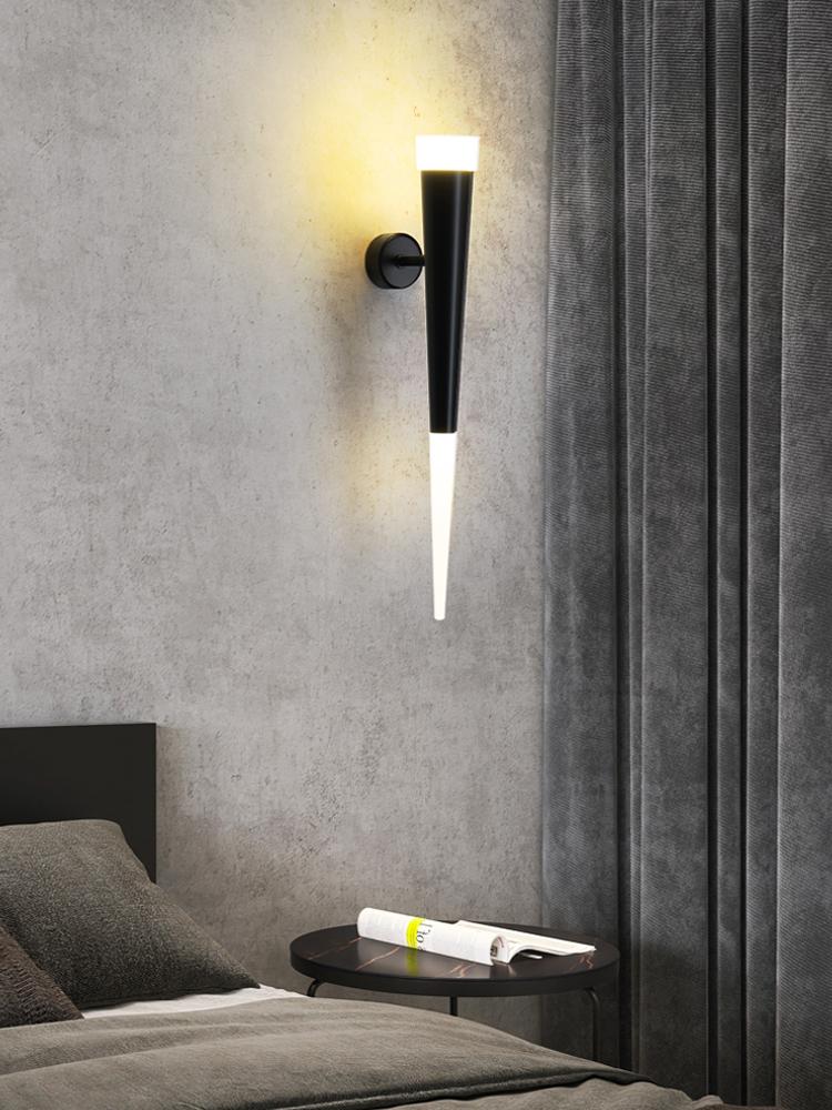Nordic Minimalist Line Wall Lamp Modern LED Wall Mounted Living Room Bedside Light Home Interior Wall Sconces Decor furniture