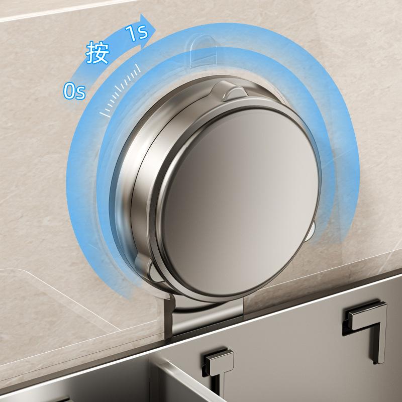 Suction Cup, Toilet Brush, Shelf, No Punching Toilet, Wall-Mounted Household Toilet, No Dead Ends, Cleaning Toilet Artifact
