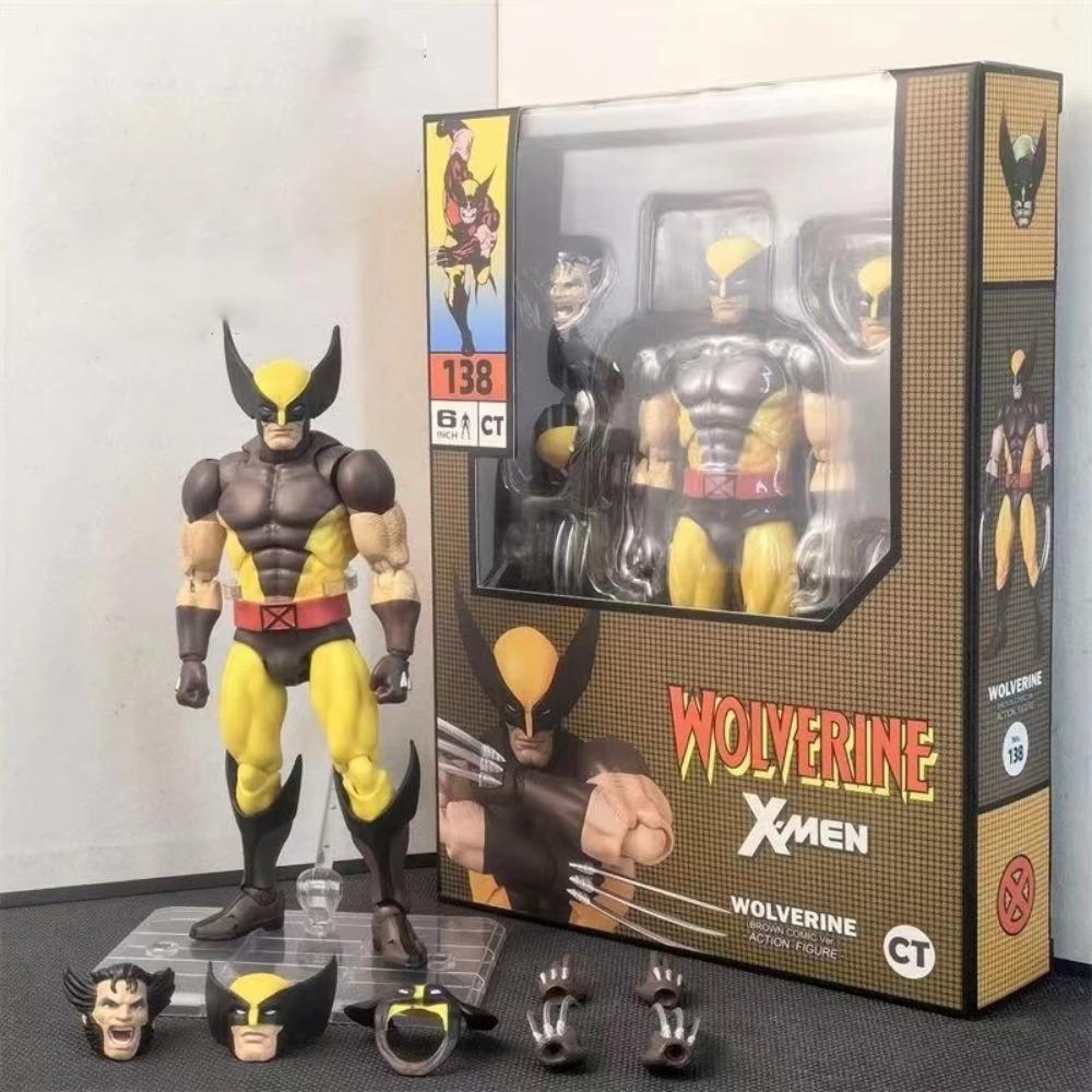 Ct Toys Wolverine Deadpool Anime Figure Mafex 138 Deadpool 3 Movie Action Figure Figurine Model Statue Collection Toys Gifts New-CT Factory