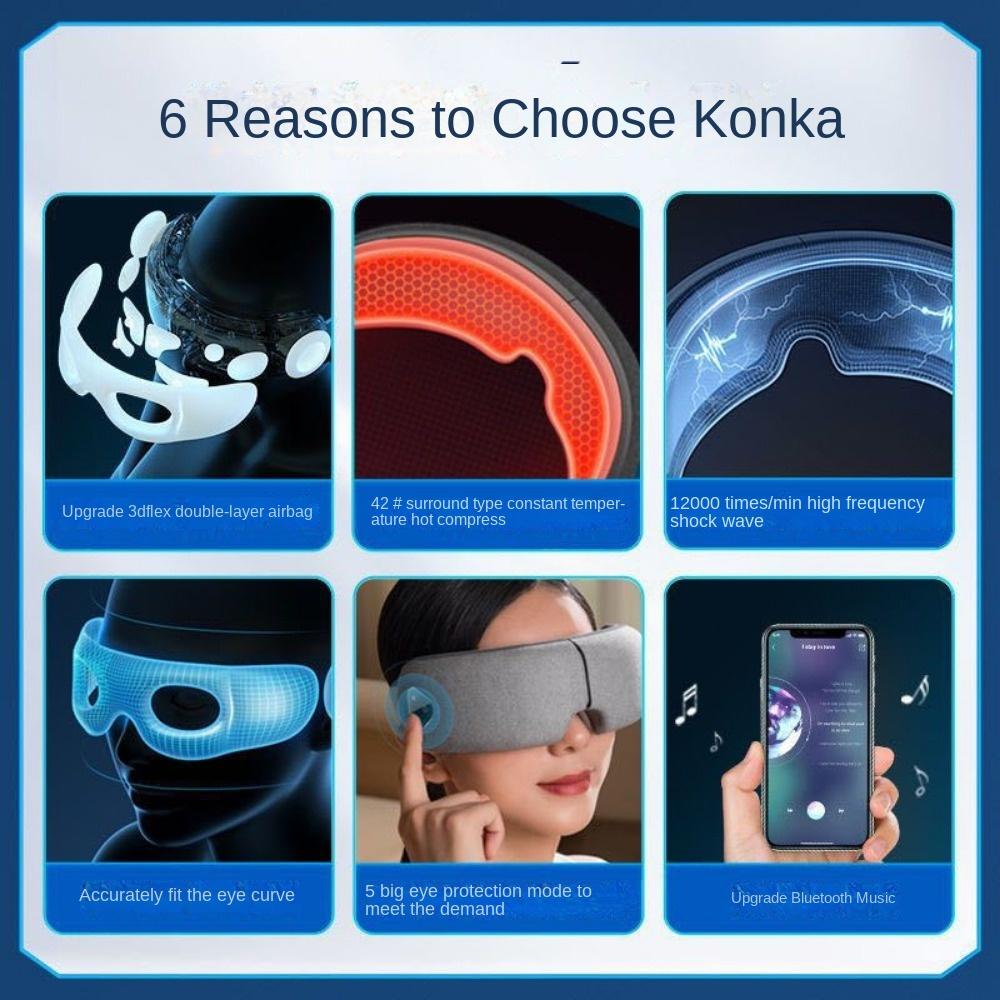 Eye Massager Household Hot Compress Steam Eye Mask Adult Children's Eye Protection Device Smart Eye Mask