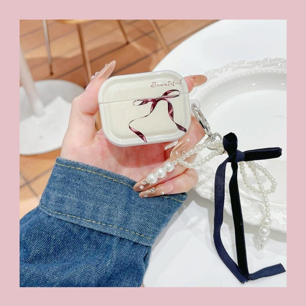 Pink Butterfly Is Suitable for AirPods 1 Earphone Case 1/1st generation/Pro1 Apple Bluetooth Wireless Earphone Case